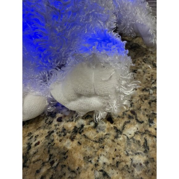 Cepia Glo E Monkey White Shaggy Color Kinetics 15" Light Up Plush Lovey Toy Rare - Picture 8 of 13